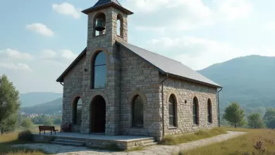 Unikátní kostel se skleněnou střechou v Neratově
