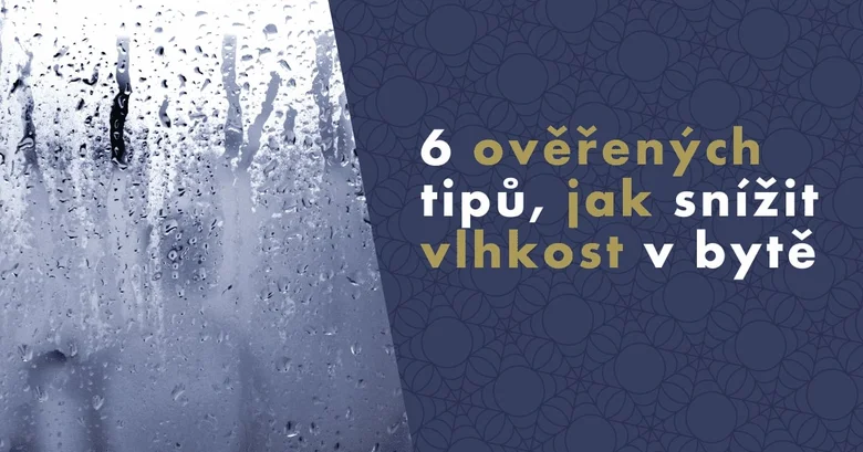 Vlhkost v bytě – kapičky na okně