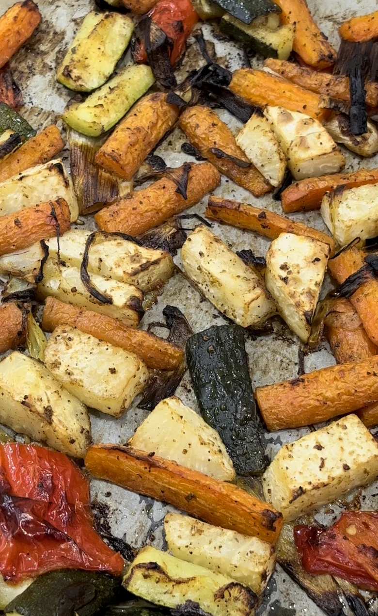 Grilovaná zelenina v troubě – výsledek