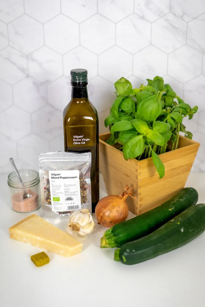 Ingredience pro výbornou cuketovou polévku